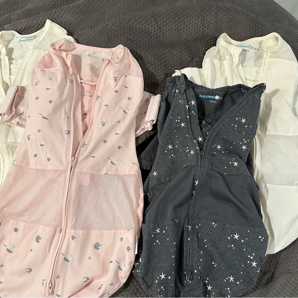 happiest baby 100% organic SNOO sleep Comforter Sack x 4.